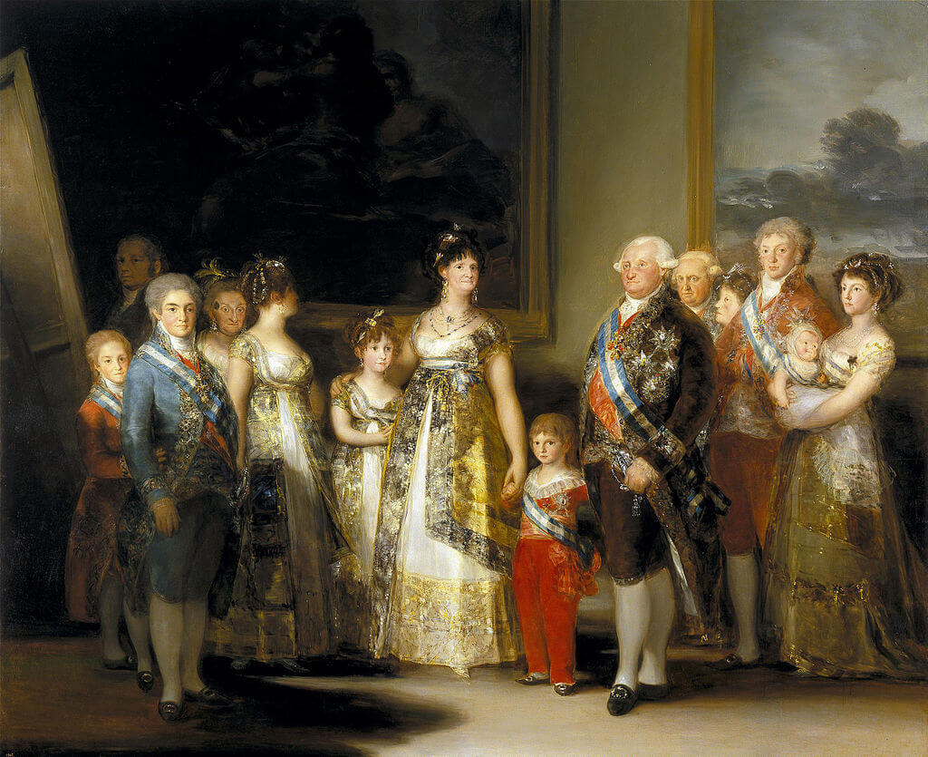 Charles IV of Spain and His Family by Francisco Goya in the Prado Museum in Madrid